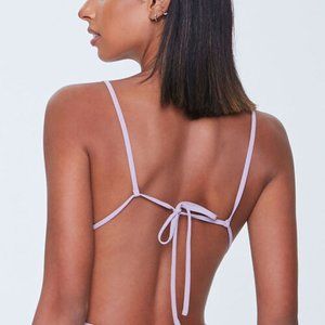 Forever21 Tie Back Slip Dress - Lilac